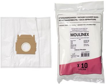 Photos - Dust Bag Moulinex Powerclass CL6/52  Microfiber  (10 bags, 2 filters)