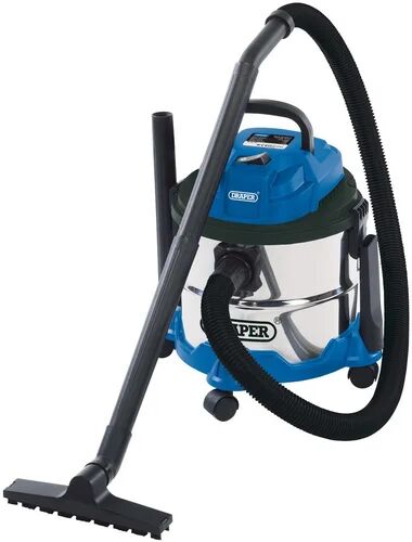 Draper Wet Dry Vac with Stainless Steel Tank Draper  - Size: 14cm H X 134cm W X 79cm D