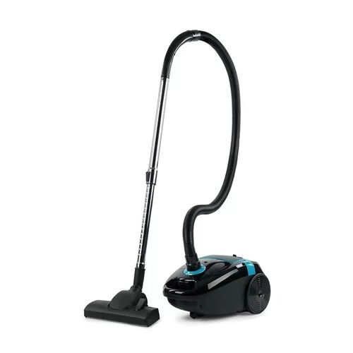 Klarstein Mister Eco Handheld Cylinder Vacuum Cleaner with Bag Klarstein Colour: Black/Blue  - Size: 91cm H x 91cm W x 4cm D