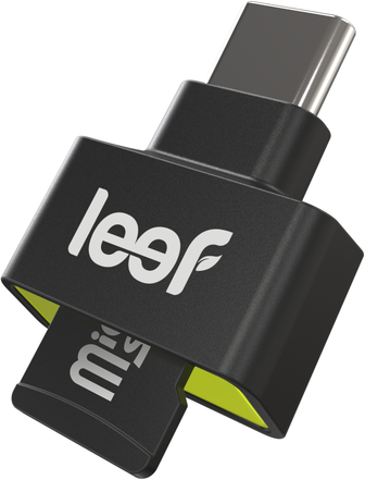 Leef Access-C microSD card reader kaart lezer - Zwart