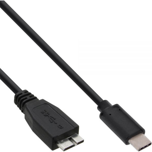 InLine USB C naar USB Micro B kabel 0,5 meter - USB 3.1