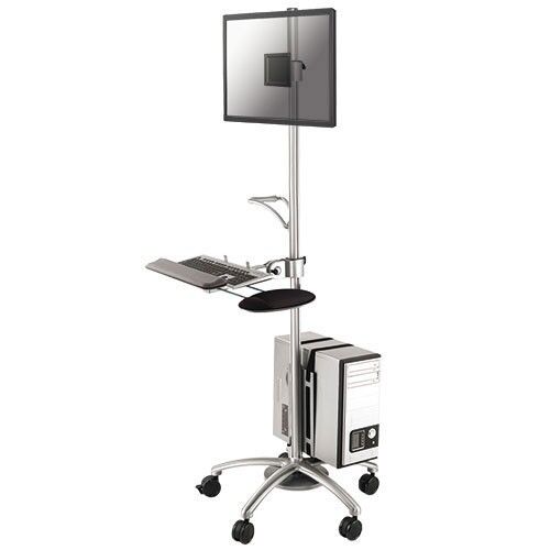 NewStar FPMA-MOBILE1800 Verrijdbaar LCD/LED Vloersteun t/m 27 inch