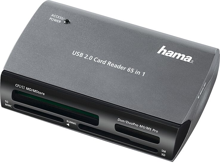 Hama Minneskortläsare USB 2.0 Universal 35/1