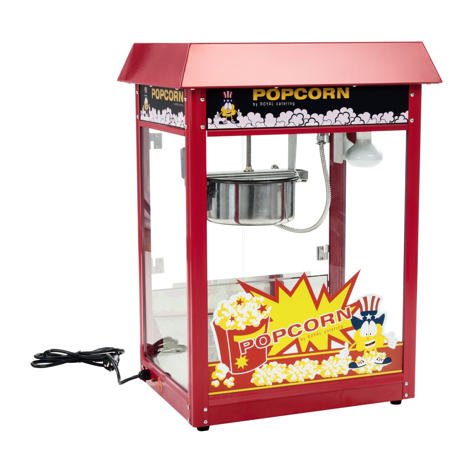Notice d'utilisation, manuel d'utilisation et mode d'emploi Royal Catering Machine à popcorn - Toit rouge RCPR-16E   
