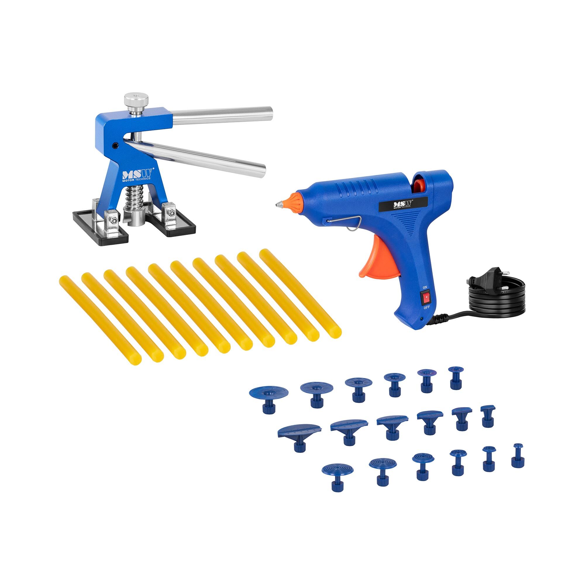 Notice d'utilisation, manuel d'utilisation et mode d'emploi MSW Kit débosselage sans peinture - 100 W - 18 ventouses MSW-DA-14   