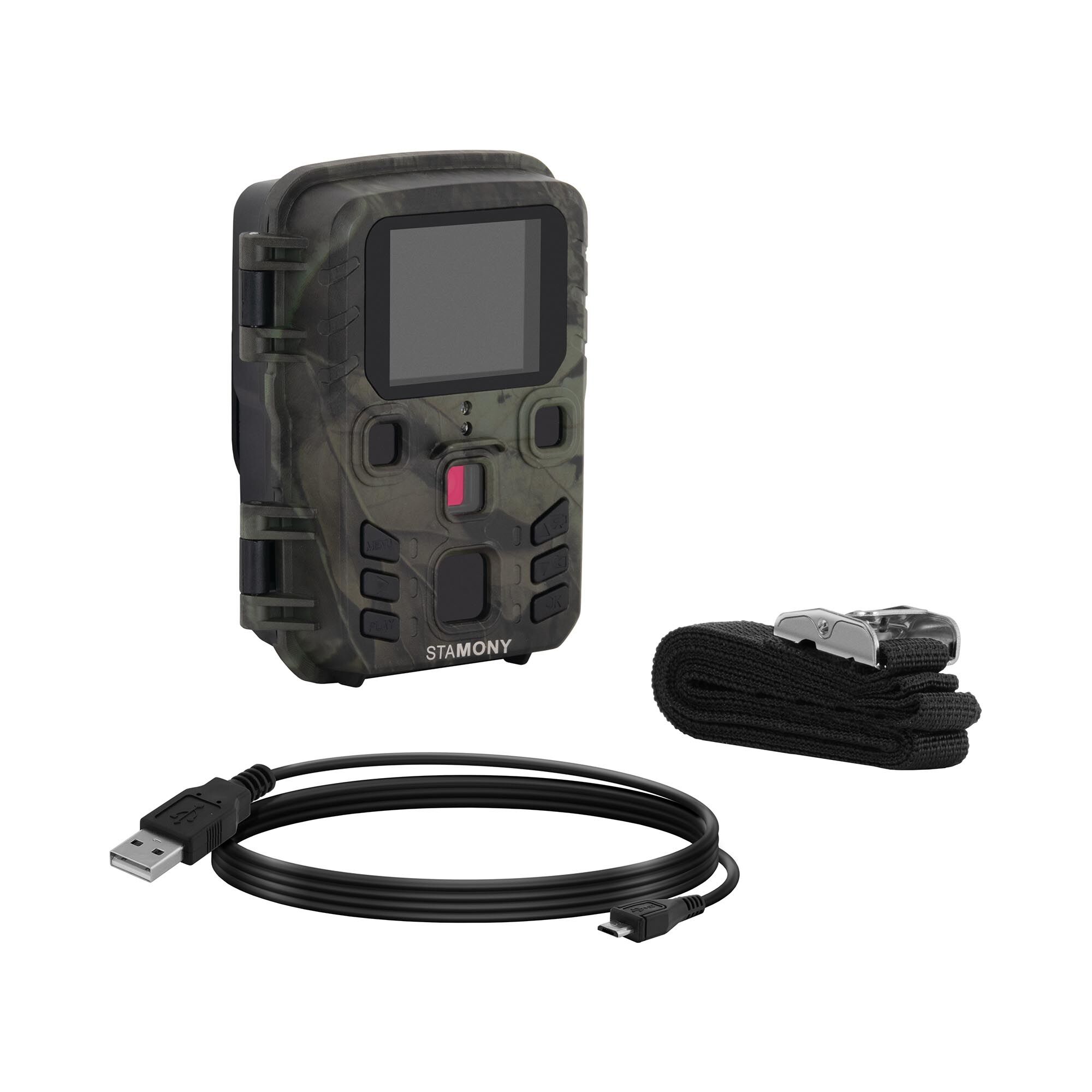 Notice d'utilisation, manuel d'utilisation et mode d'emploi Stamony Mini caméra de chasse - 5 Mpx - HD intégrale - 20 m - 1,1 s ST-HC-2000M   