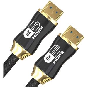 Black Stork HDMI 2.1-kabel 8K 60Hz Ultra HD Ultra HighSpeed HDR 48Gbit/s - Lang 2 meter