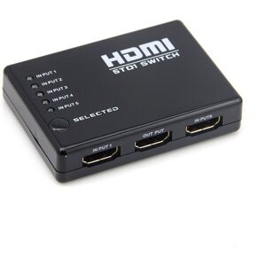 INF HDMI Switch 5x1 med fjernbetjening