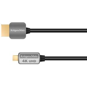 KrügerMatz HDMI kabel - mikro HDMI stik (AD) 3,0m Kruger & Matz