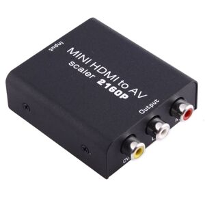 Shoppo Marte Mini HDMI to AV / CVBS Composite Video Signal Converter(Black)