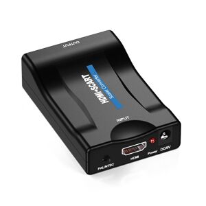 Shoppo Marte MINI MHL/HDMI TO SCART Video Converter Scaler(Black)