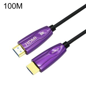 Shoppo Marte HDMI 2.1 8K 60HZ HD Active Optical Cable Computer Screen Conversion Line, Cable Length: 100m