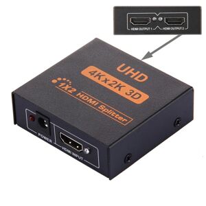 Shoppo Marte FY1409E Mini V1.3 UHD 4K x 2K 3D 1 x 2 HDMI Splitter(Black)