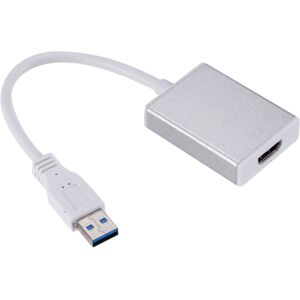 Shoppo Marte External Graphics Card Converter Cable USB3.0 to HDMI(Silver)