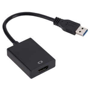 Shoppo Marte External Graphics Card Converter Cable USB3.0 to HDMI(Black)