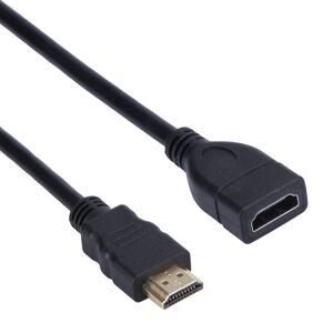 Shoppo Marte 30cm High Speed HDMI 19 Pin Male to HDMI 19 Pin Female Adapter Cable