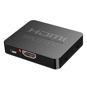 Shoppo Marte 1x2 Mini HDMI Amplifier Splitter, Support 3D & 4K x 2K (Black)