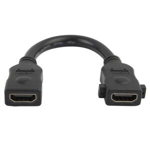 Shoppo Marte 18cm 19 Pin Female to Female HDMI Cable(Black)