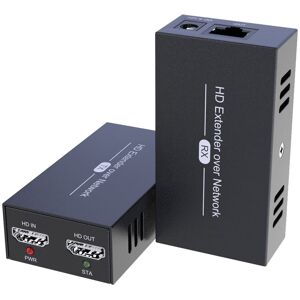 Shoppo Marte 150m Delay-Free 1920x1080P@60Hz HDMI Extender One-To-Many Same-Screen Transmitter, Plug: UK Plug