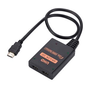 Shoppo Marte 1 into 2 out HDMI 4K HD Video Splitter, with Cable