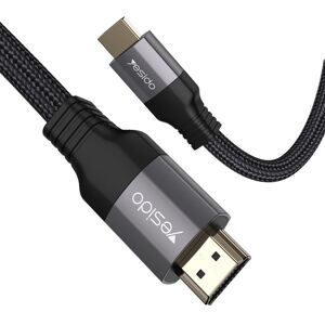 Yesido HM08 HDMI Male to HDMI Male HD Adapter Cable, Length:2m