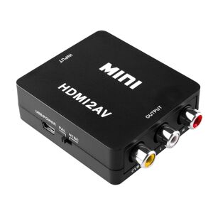 Shoppo Marte VK-126 Mini HD HDMI to AV/CVBS Video Converter Adapter