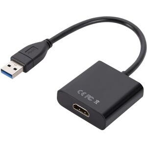 Shoppo Marte USB 3.0 to HDMI Converter Large Shell(Black)