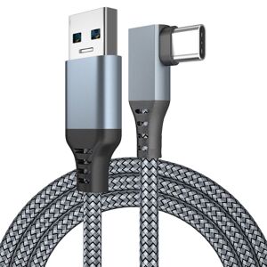 BayOne USB til USB-C High Speed ​​Cable Angleed USB-C Oculus Quest 2 5M