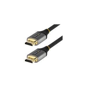 StarTech.com 10ft (3m) Premium Certified HDMI 2.0 Cable with Ethernet, High Speed Ultra HD 4K 60Hz HDMI Cable HDR10, ARC, HDMI Cord For Ultra HD Monitors, TVs, Displays, w/ TPE Jacket - Durable HDMI Video Cable (HDMMV3M) - Premium High Speed - HDMI-kabel 