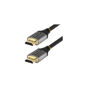 StarTech.com 16ft (5m) Premium Certified HDMI 2.0 Cable - High-Speed Ultra HD 4K 60Hz HDMI Cable with Ethernet - HDR10, ARC - UHD HDMI Video Cord - For UHD Monitors, TVs, Displays - M/M - Premium High Speed - HDMI-kabel med Ethernet - HDMI han til HDMI ha