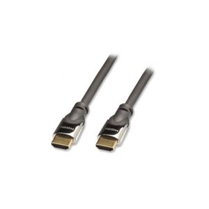 Lindy 0.5m Gold HDMI Cable, 0,5 m, HDMI Type A (Standard), HDMI Type A (Standard), 10,2 Gbit/sek., Sort