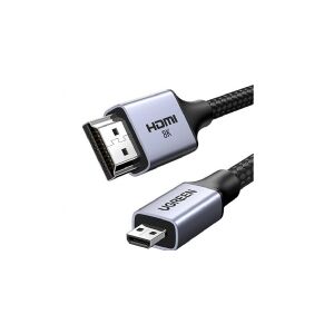 Adapter cable micro HDMI - HDMI 2.1 8K 2m Ugreen HD164 - grey