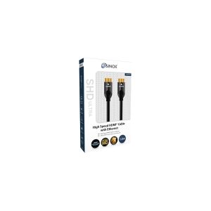 Sinox beslag Sinox ULTRAHD - High Speed - HDMI-kabel med Ethernet - HDMI han til HDMI han - 2 m - sort - 4K support