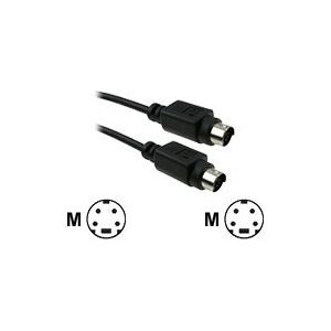 ICIDU - S-Video kabel - 4 pin mini-DIN (han) til 4 pin mini-DIN (han) - 5 m - sort