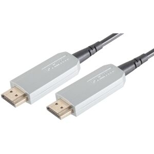 Fiber Optisk Hdmi Kabel - 4k/60hz - Sølv - 7.5 M