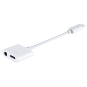 Usb-C Til Minijack 3.5 Mm Lyd Adapter - Hvid