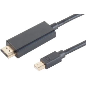 Mini Displayport Til Hdmi Kabel - Uhd 4k/60 Hz - 1 M