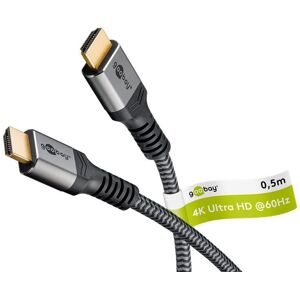 Goobay High Speed Hdmi 2.0 Kabel - 4k/60hz - 0.5 M - Grå