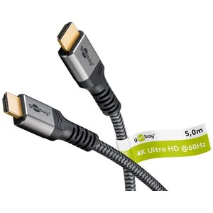 Goobay High Speed Hdmi 2.0 Kabel - 4k/60hz - 5 M - Grå