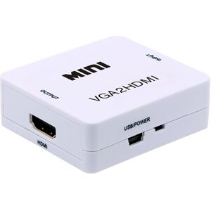 Vga Til Hdmi Converter - Hvid