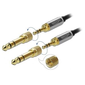 Delock High Quality Minijack 3.5 Mm / Jack 6.35 Mm Kabel - 2 M