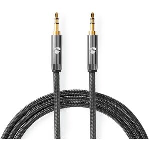 Nedis Premium Minijack Kabel - Metalgrå - 1 M