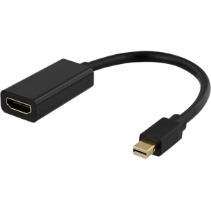 Mini Displayport Til Hdmi Hun - 4k/60hz - Sort