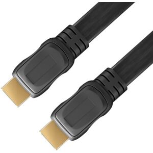 Goobay High Speed Fladt 2.0 Hdmi Kabel - 3 M - Sort