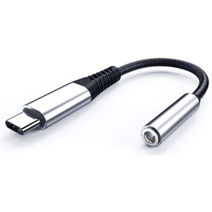 Usb-C Til 3.5 Mm Jack Adapter - Sølv