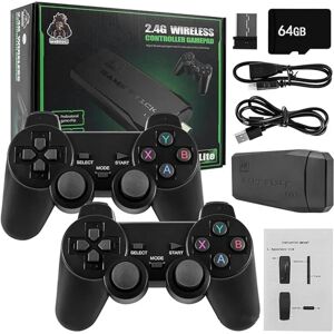 2024 Ny 20000+ 4k HDMI TV Video Game Stick Retro Game Console med 2 trådløse controllere 4k Game Stick 100% Ny