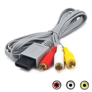For Nintendo Wii / Wii U Kabel - Rca Av kompositkabel Adapter Audio Video