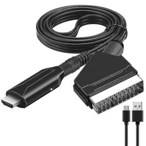 Scart til HDMI Converter Audio Video Adapter til HDTV/dvd/set-top Box/ps3/pal/ntsc-WELLNGS