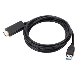 1,8m Usb til HDMI-adapterkabel USB 2.0 Type A han-til-hdmi-han-konverter Ft