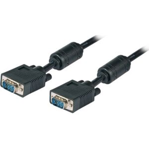 EFB Vga Kabel 30m Han/han 2 X Hd Dsub15 M/m, Sort